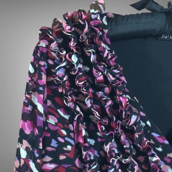 APT 9 RUFFLE SHEER BLOUSE SIZE 2X - Picture 2 of 8